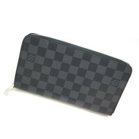 Louis Vuitton Zippy Organizer NM Damier Graphite Black Long Wallet - Picture 1 of 9